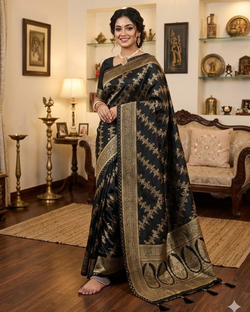 Japani Silk Sharee w...