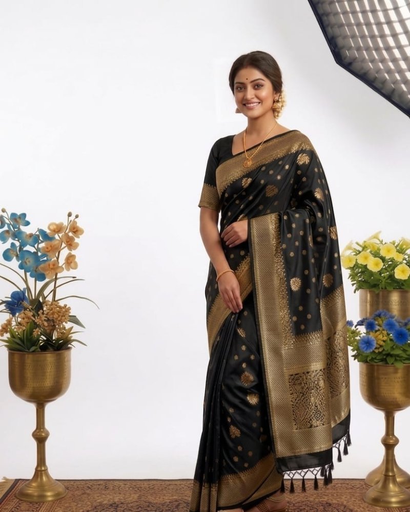 Japani Silk Sharee w...