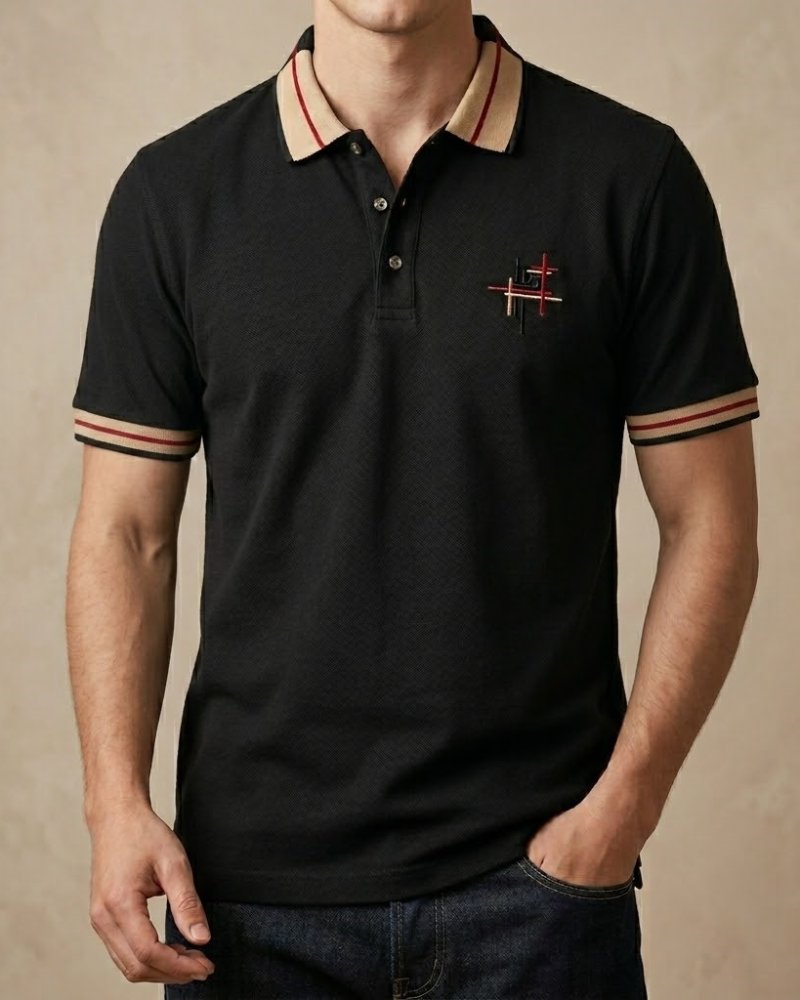 Premium Black Polo S...