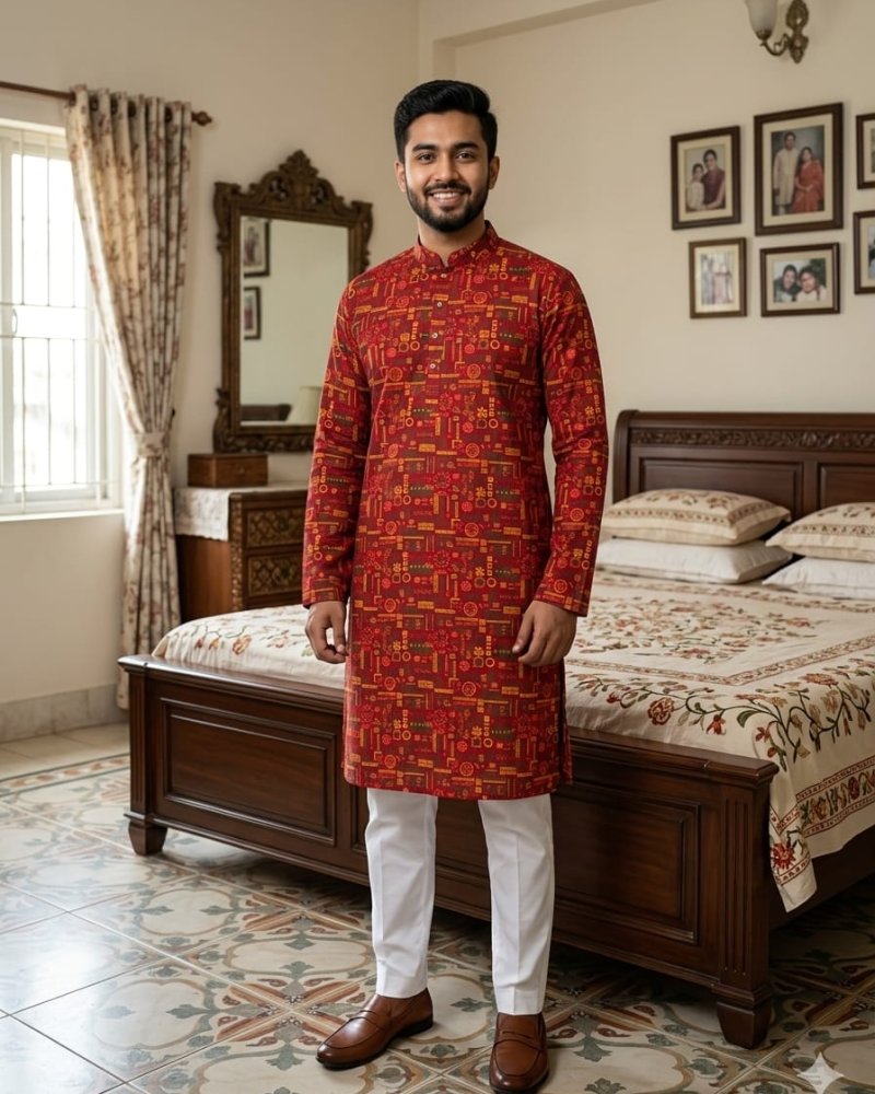 Skin Print Panjabi