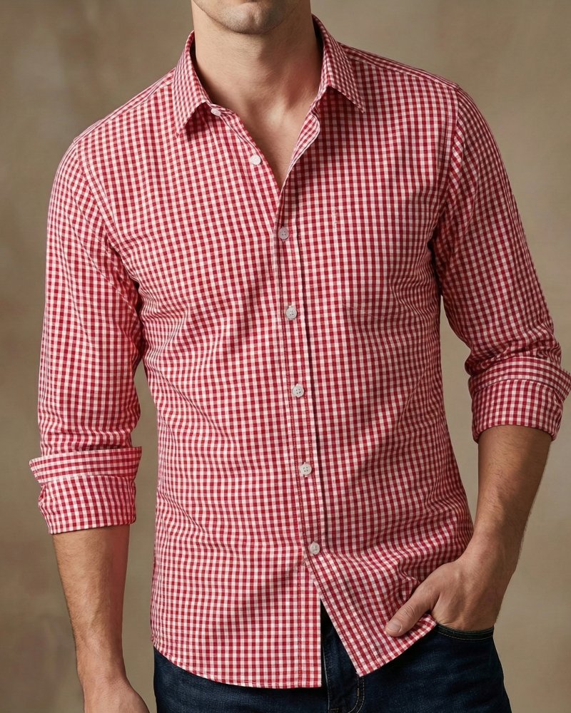 Mens long sleeve Gra...